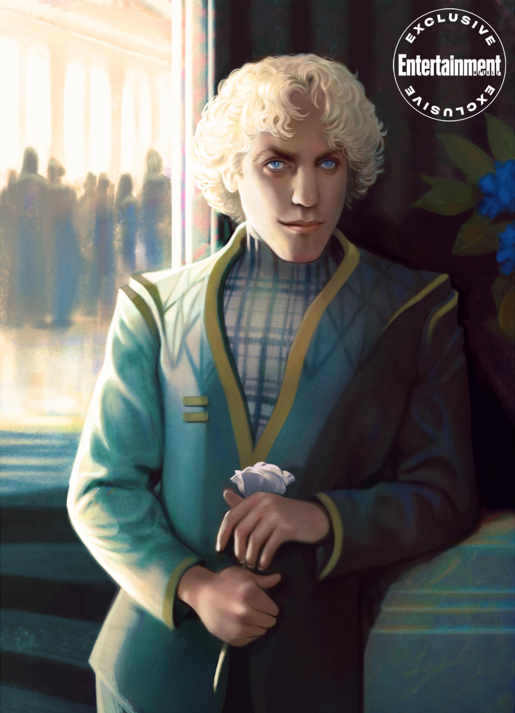 O jovem Coriolanus Snow por Charles Chaisson para a EW