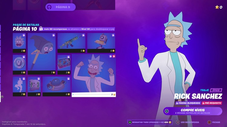 Rick and Morty em Fortnite - Coletivo Nerd