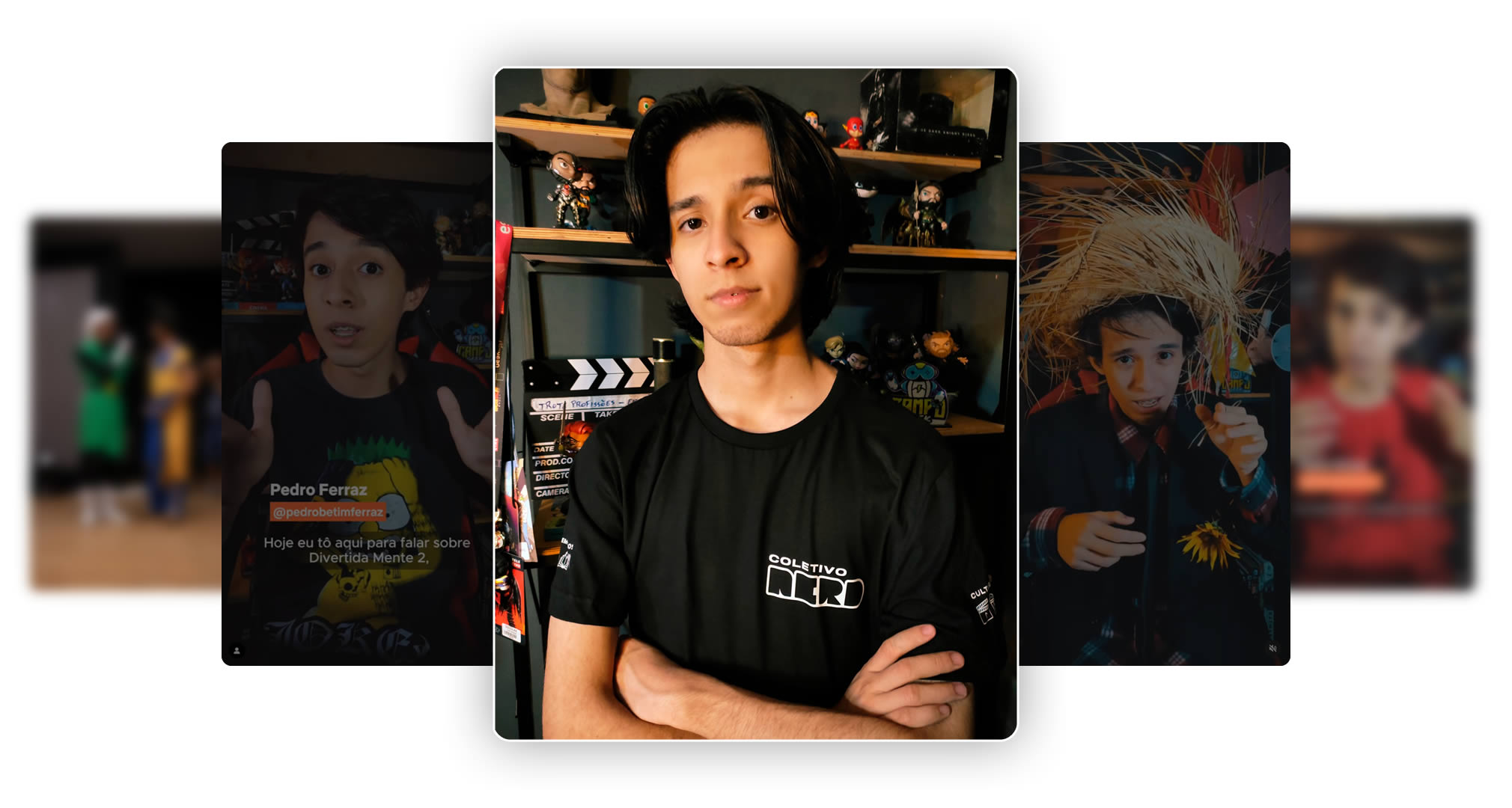 Pedro Ferraz, apresentador do Coletivo Nerd
