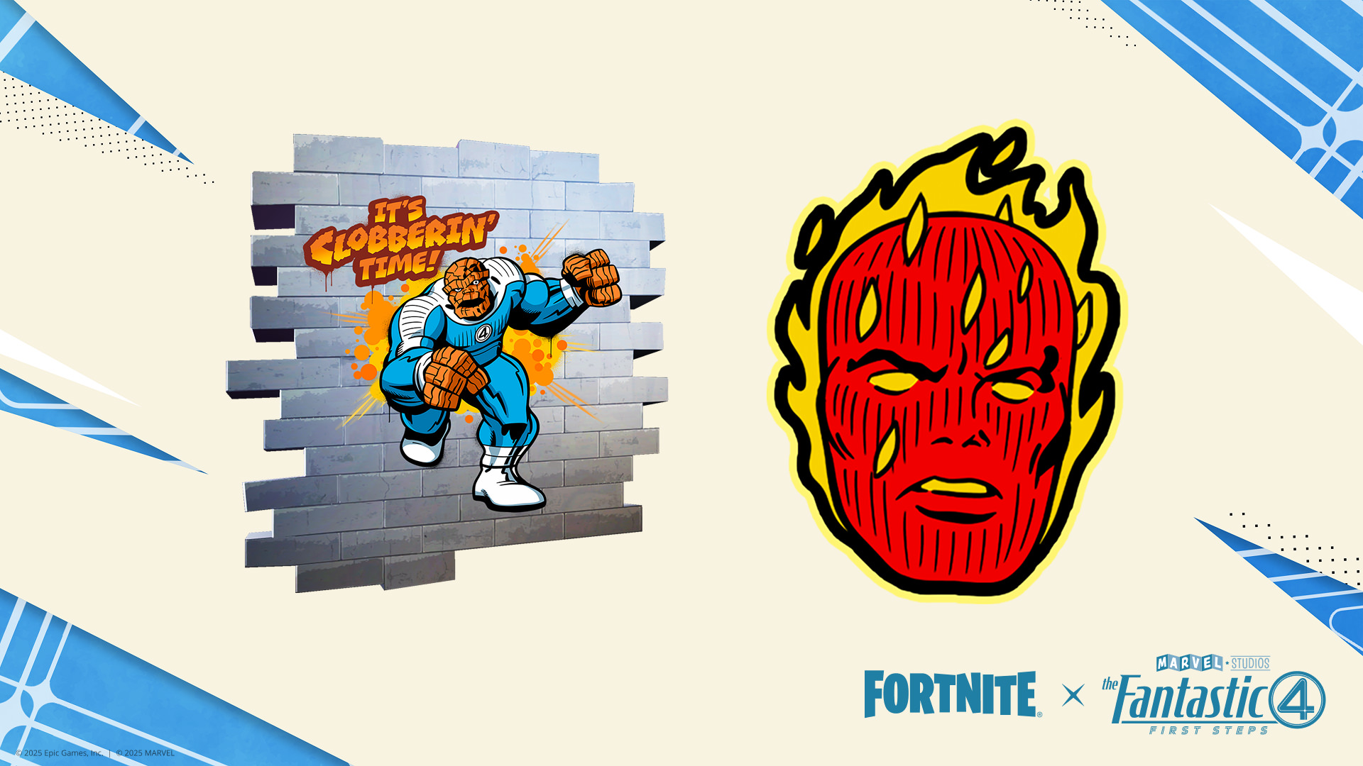 Quarteto Fantástico dá os primeiros passos até o Fortnite