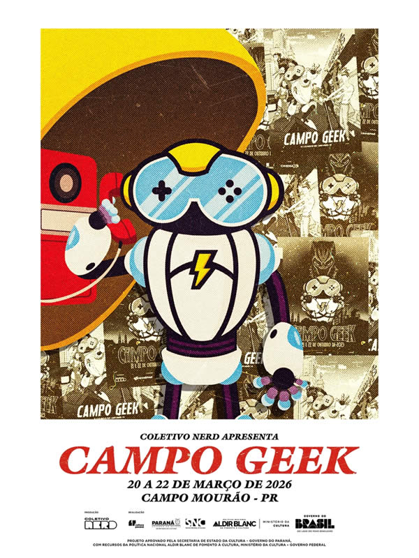 Campo Geek 2026: maior evento geek do interior do Paraná acontece de 20 a 22 de março